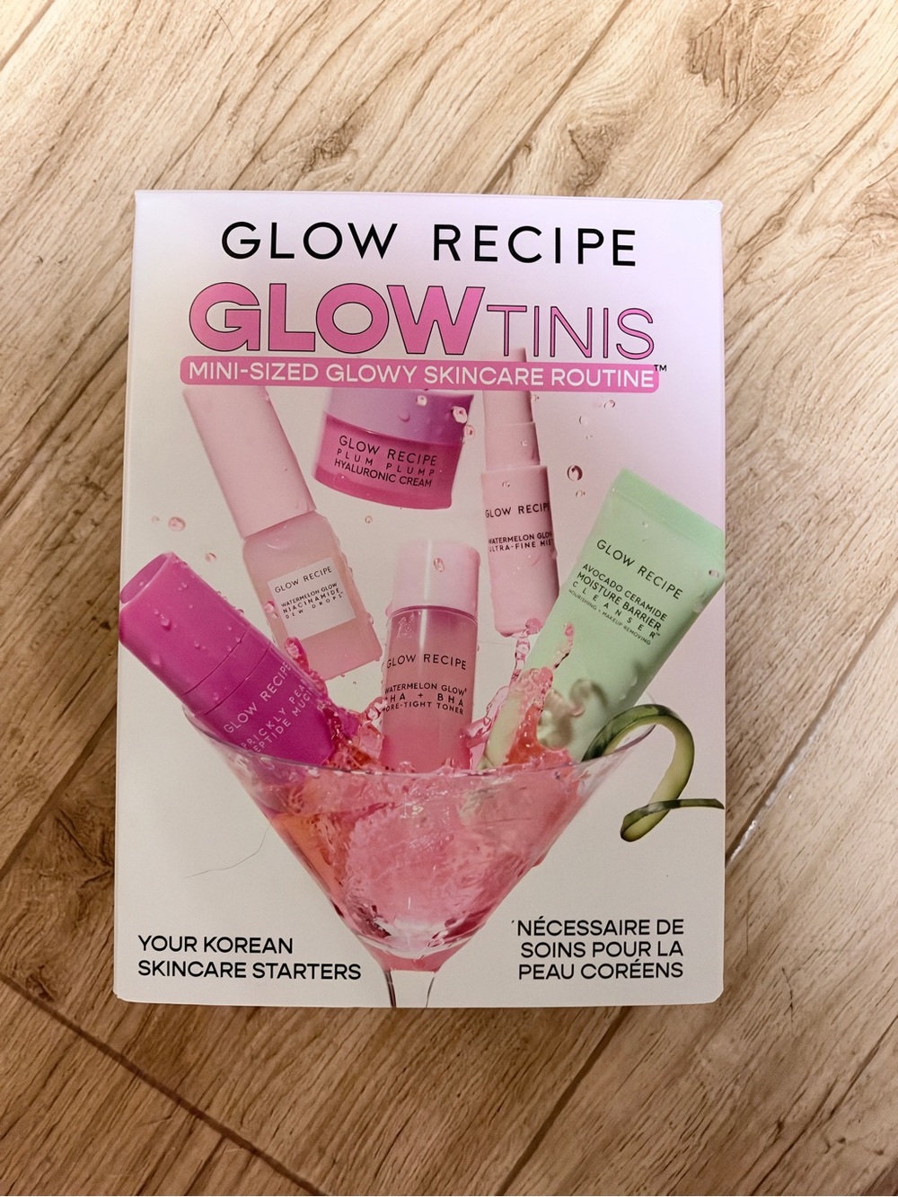 NIB Glow Recipe GLOWtinis Mini Skincare Set